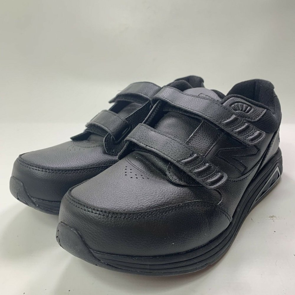 New Balance 928V3 Black Leather Walking Comfort Shoes MW928HB3 Men's Size 10